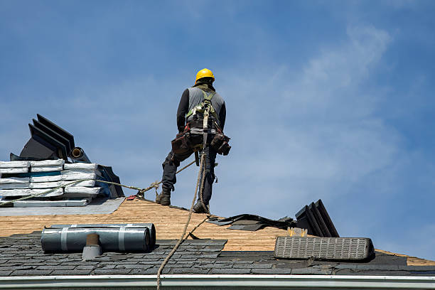 Professional Metal Roofing technician working in Norris, IL